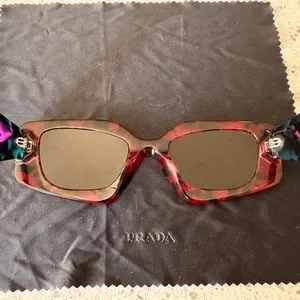 Prada | Accessories | Prada Pr 5ys Scarlet Tortoise | Poshmark display picture 3